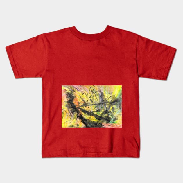 Texture - 315 Kids T-Shirt by walter festuccia